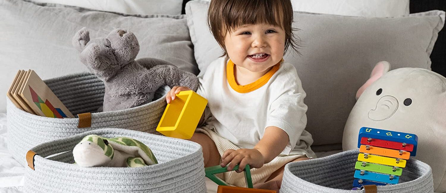 Amazon’s Basket Bliss: Stylish & Practical Toy Storage Solutions