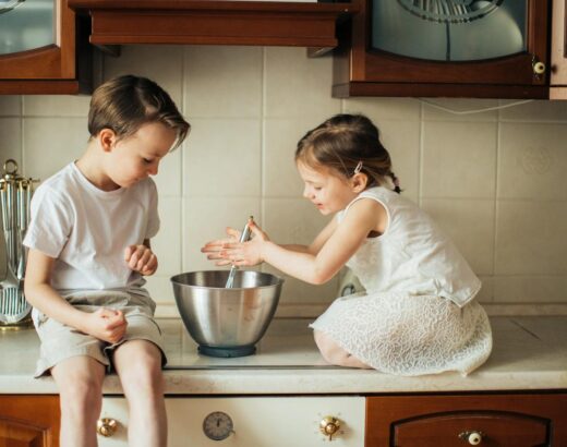 kids baking kitchen